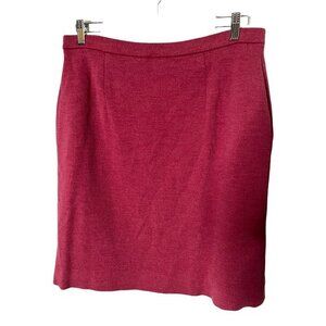 Bleyle 100% Virgin Wool Maroon Skirt Size 16